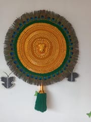 Circle Wall Hanging- Feather