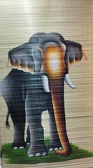 Bamboo mat paintings- Elephant